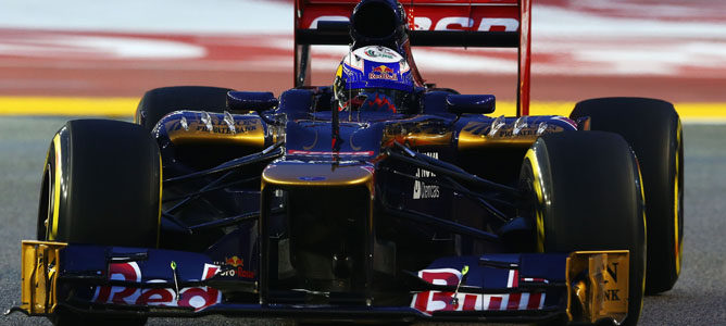 Daniel Ricciardo en el GP de Singapur 2012