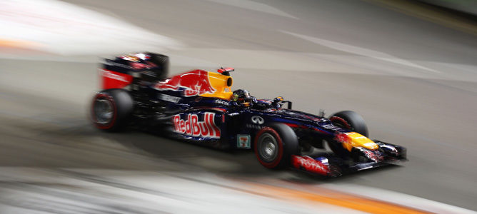 Sebastian Vettel gana el GP de Singapur 2012 y Fernando Alonso sube al podio