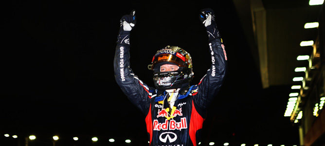 Sebastian Vettel gana el GP de Singapur 2012