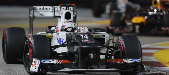 Kamui Kobayashi en Singapur