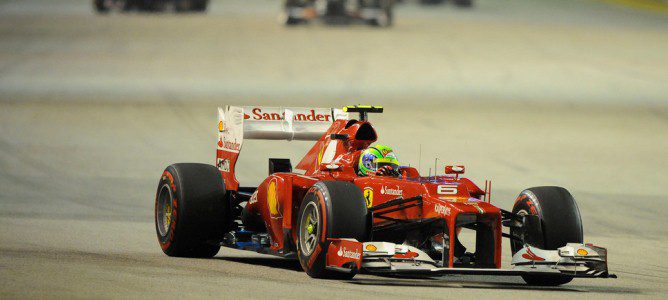 Felipe Massa en el pasado GP de Singapur