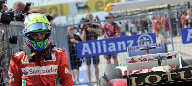 Felipe Massa tras la clasificación del Gran Premio de Hungría