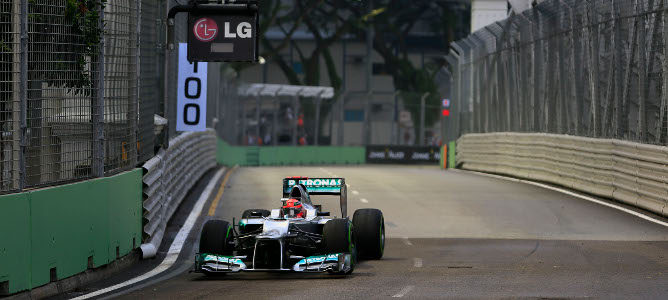 Schumacher en Singapur