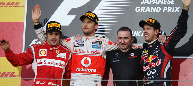 Jenson Button gana el GP de Japón 2011
