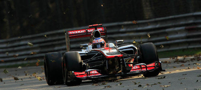 El alerón de McLaren en Monza