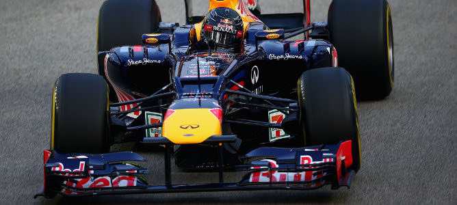El alerón delantero de Red Bull