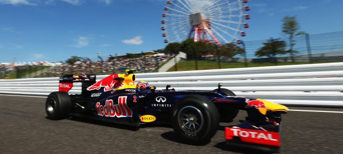 Mark Webber en Suzuka