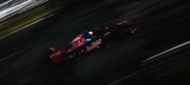 Daniel Ricciardo con Toro Rosso en Suzuka
