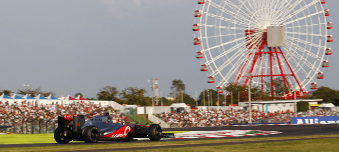 Lewis Hamilton con McLaren en Suzuka, Japón 2012