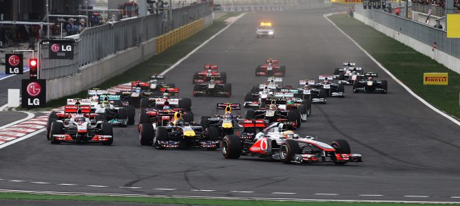 La FIA desvela la zona de DRS del GP de Corea 2012