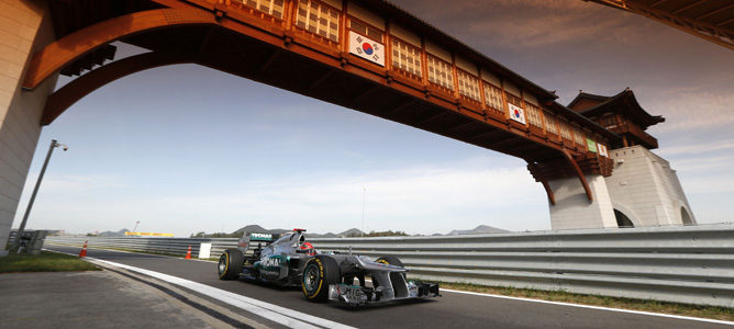 Michael Schumacher en Corea 2012