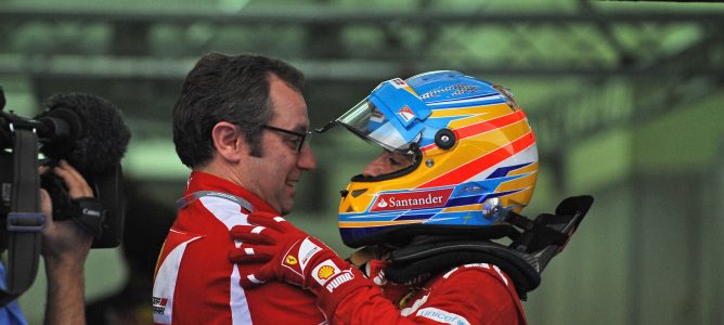 Stefano Domenicali deja claro que Ferrari necesita "dos décimas más"