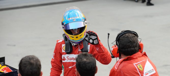 Fernando Alonso tras la carrera en Corea