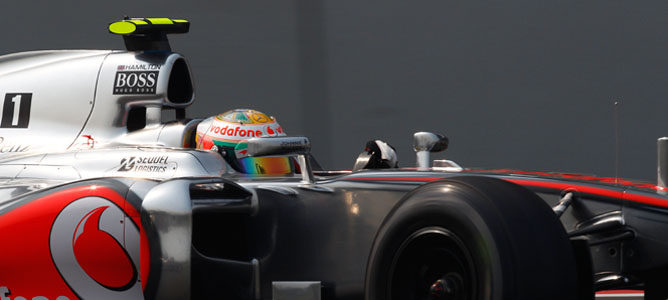 Lewis Hamilton en Buddh