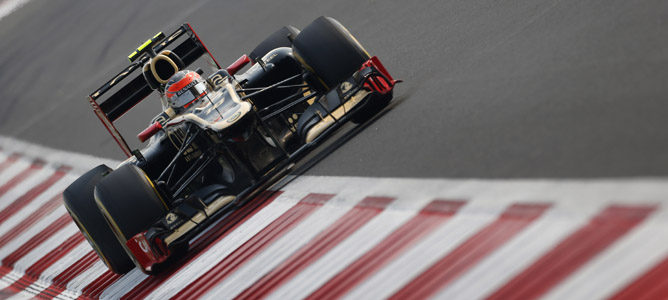 Romain Grosjean en India