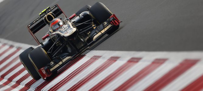 Romain Grosjean en India