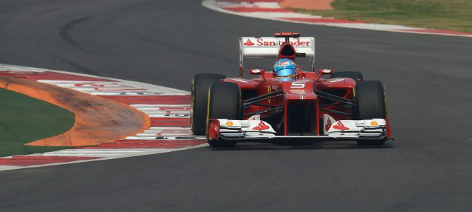 Fernando ALonso en India