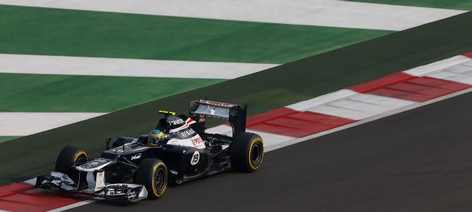 Bruno Senna acabó décimo en India 2012