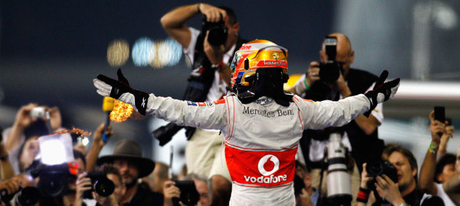Lewis Hamilton ganó el GP de Abu Dabi 2011