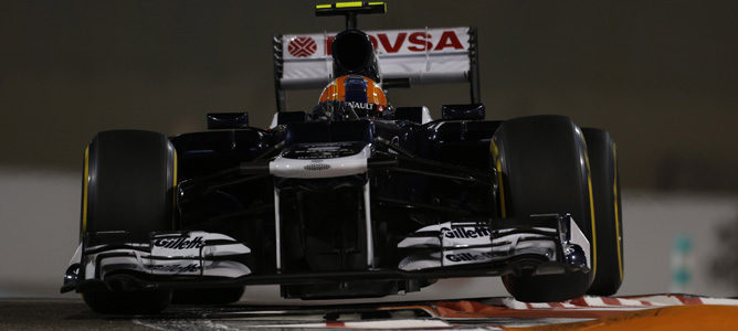 Bruno Senna pilota su Williams en Abu Dabi 2012