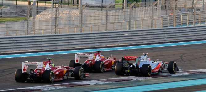 Massa y Alonso en Abu Dabi