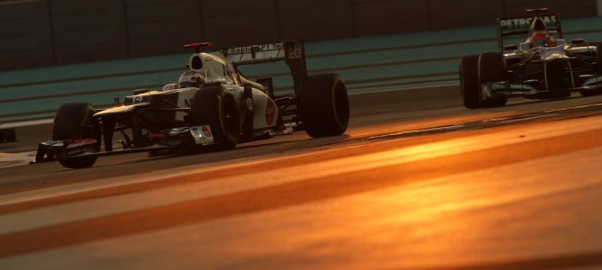 Kamui Kobayashi en Abu Dabi