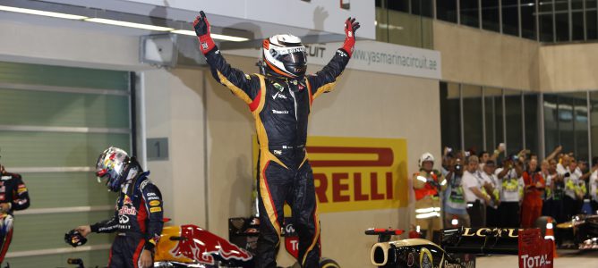 Kimi Räikkönen vence en Abu Dabi