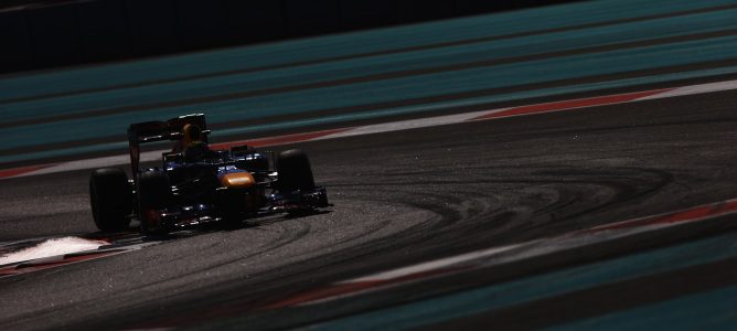 Mark Webber en Abu Dabi