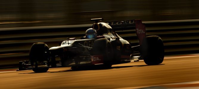 Nicolas Prost en los test de Abu Dabi 2012