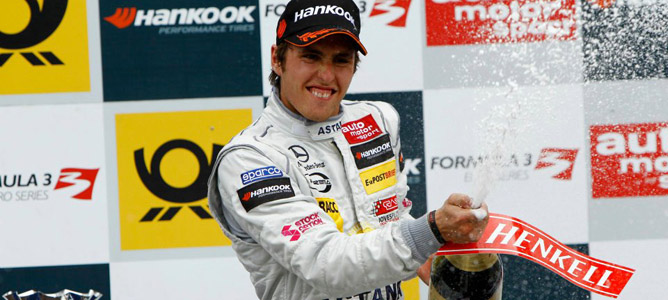 Dani Juncadella en el podio