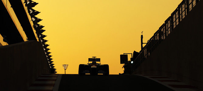 Paul di Resta en el pitlane de Abu Dabi