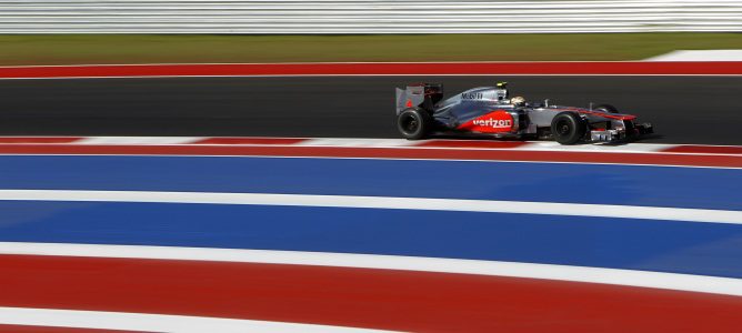 Lewis Hamilton en Austin