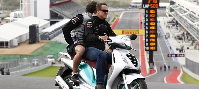 Michael Schumacher a por el record de kilómetros recorridos en carrera