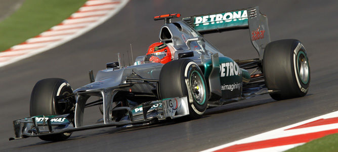 Michael Schumacher en el Circuito de las Américas, Austin, Estados Unidos