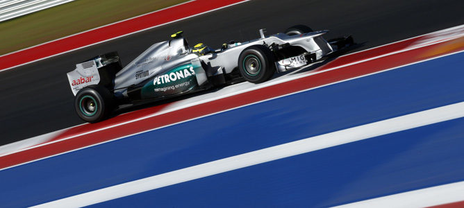 Nico Rosberg en el Circuito de las Américas, Austin, Estados Unidos
