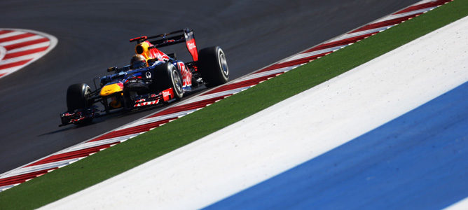 Sebastian Vettel voló hacia la pole en Austin