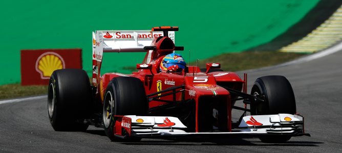 Fernando Alonso en Brasil