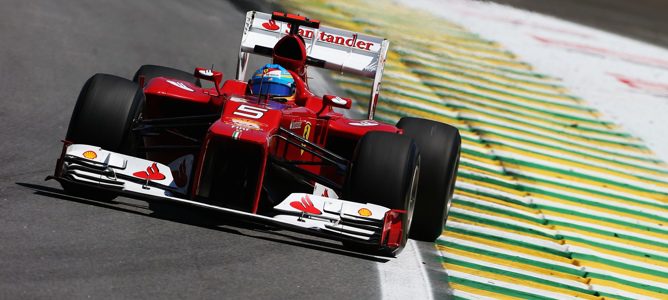 Fernando Alonso en Brasil