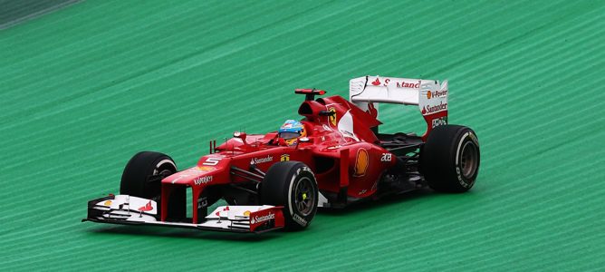 Fernando Alonso en Brasil