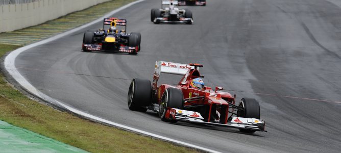 Fernando Alonso en Brasil