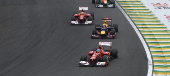 Alonso y Massa en Brasil