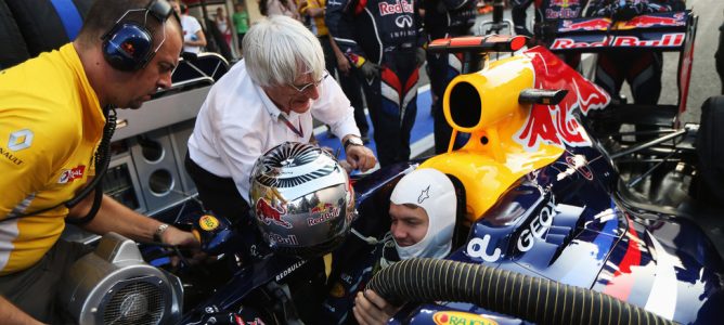 Bernie Ecclestone, apenado por la polémica de la bandera del GP de Brasil