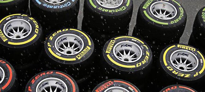 Neumáticos Pirelli bajo la lluvia en 2012