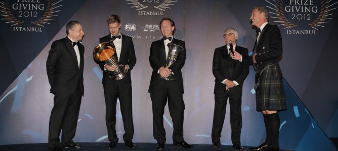 Sebastian Vettel y Red Bull hacen historia en la Gala de la FIA 2012