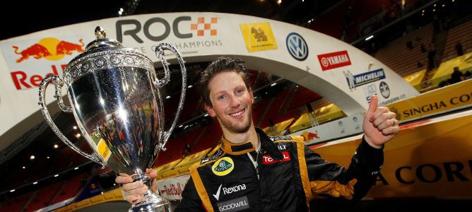 Romain Grosjean gana la Carrera de Campeones 2012