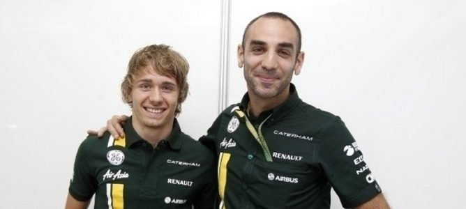 Charles Pic se viste con los colores del equipo Caterham