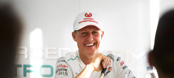 Michael Schumacher, sobre su jubilación: "Podría crecerme una pequeña barriga"