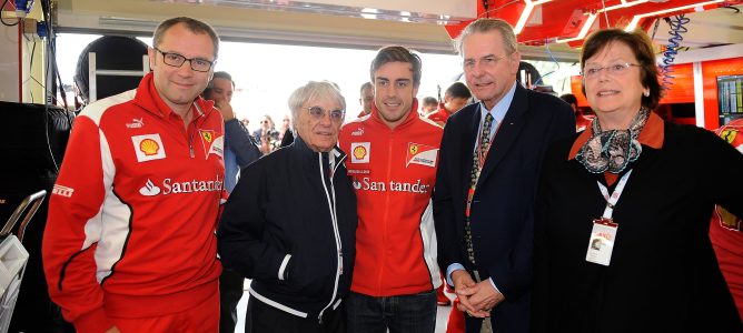 Un tercer título de Fernando Alonso en 2013 "no estaría nada mal" para Bernie Ecclestone