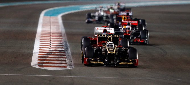 Kimi Räikkönen en Abu Dabi