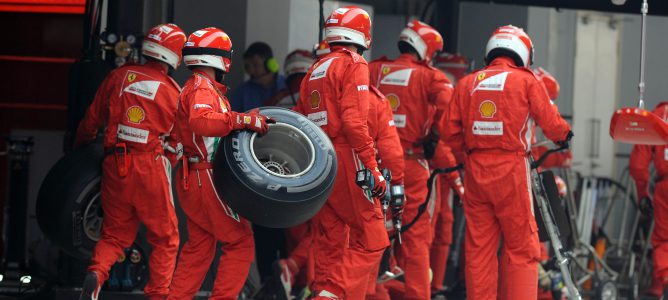 Mecánicos de Ferrari